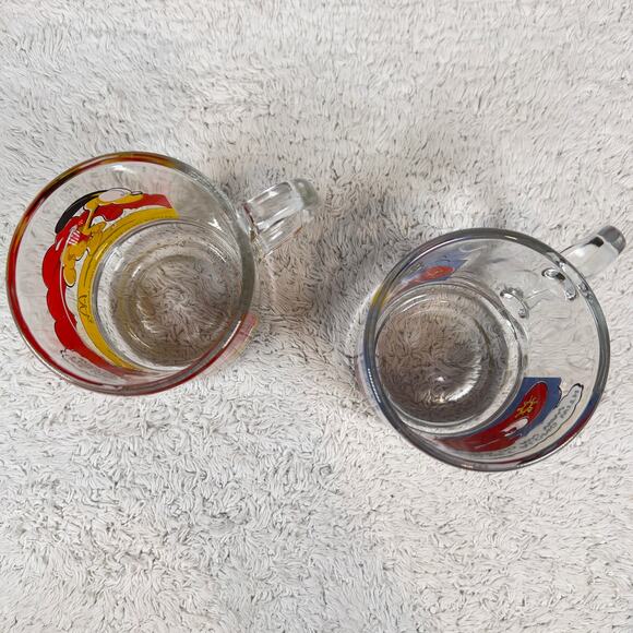 Vintage Anchor Hocking X McDonalds X Garfield 1978 Two Coffee Mugs Jim Davis USA - Picture 2 of 15